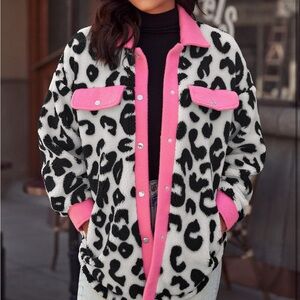 Women Sherpa Pullover Long Sleeve Fluffy Soft Fleece Jackets Sweater